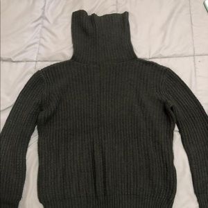 Dark grey turtleneck